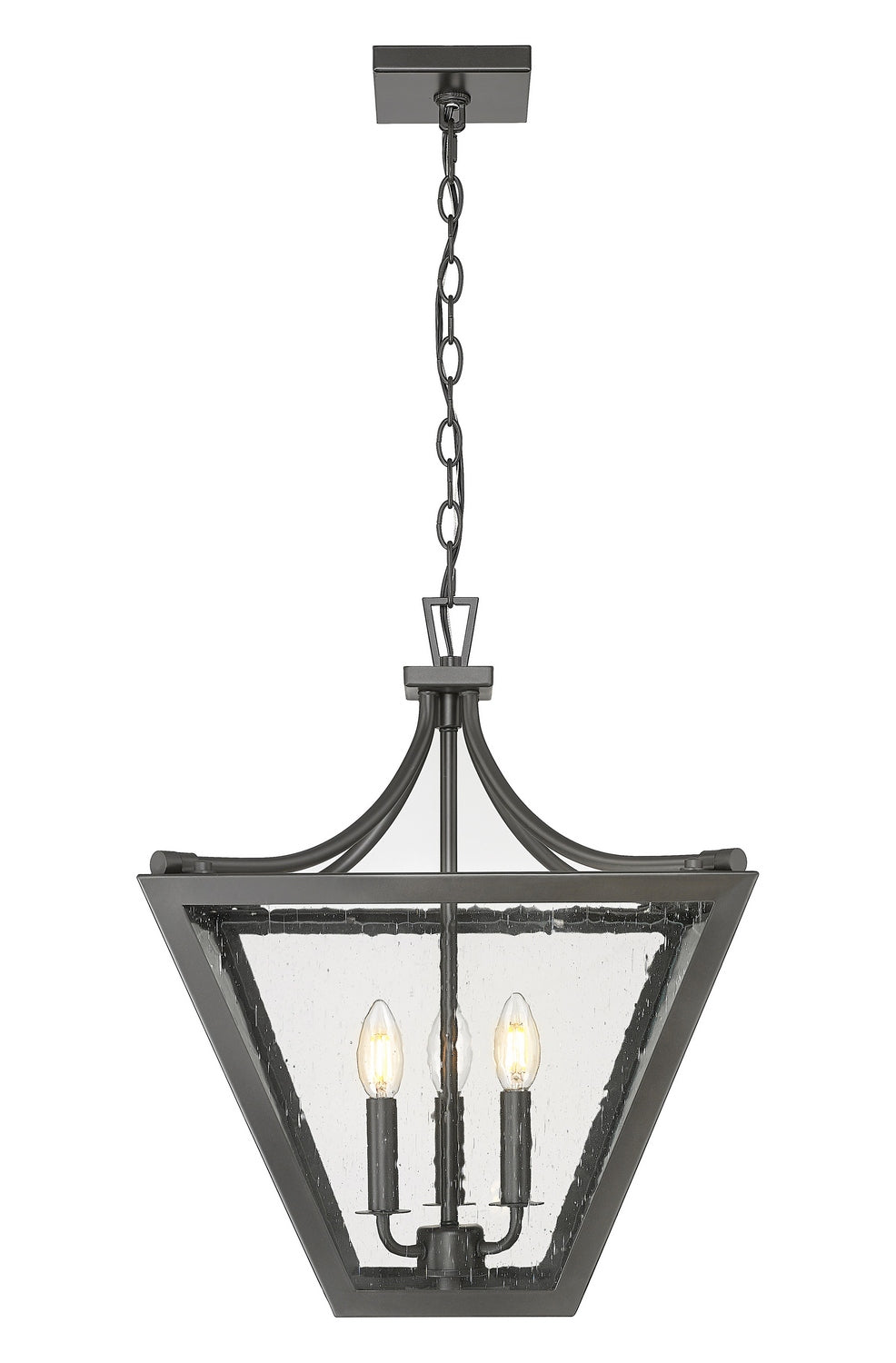 Z-Lite - 1961-3C-IO - Three Light Chandelier - Montalcino - Iron Ore