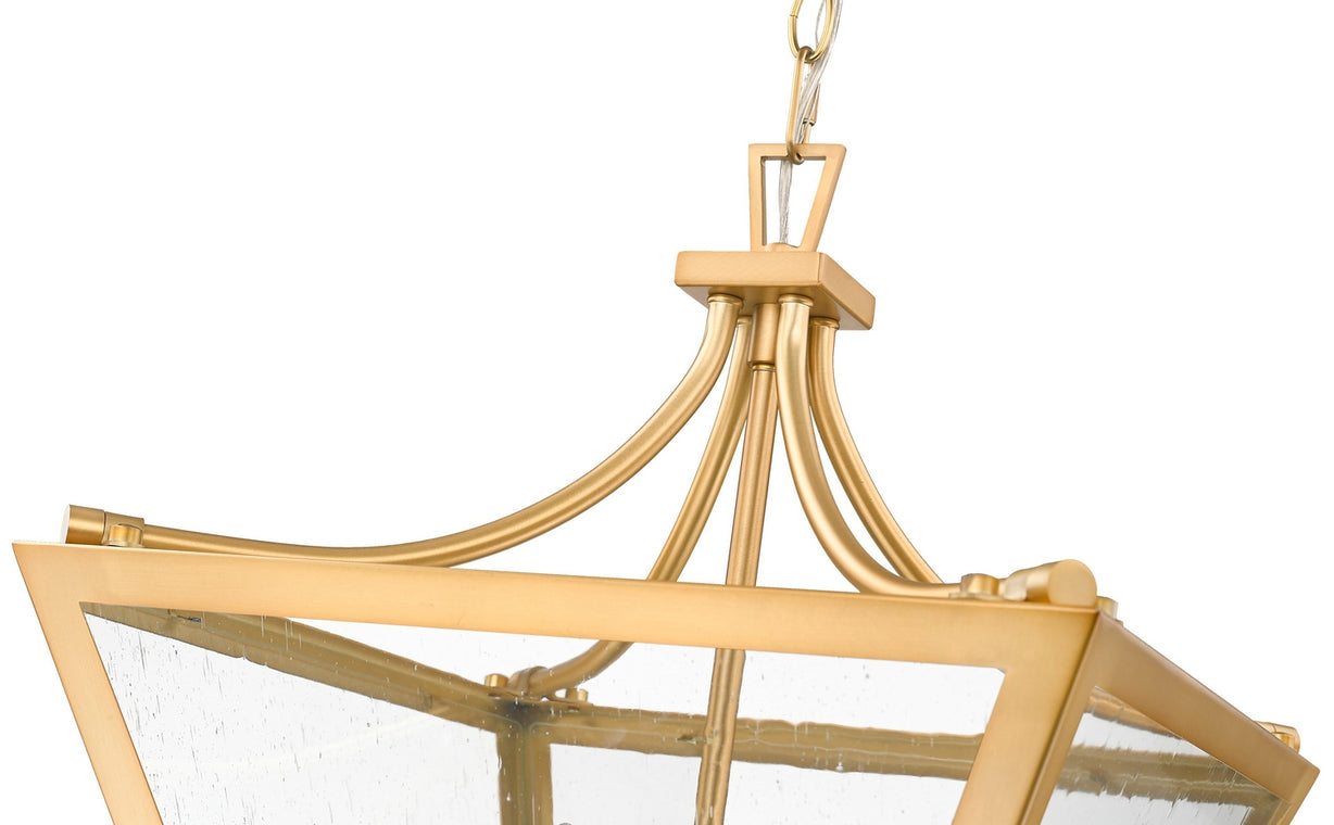 Z-Lite - 1961-3C-RB - Three Light Chandelier - Montalcino - Rubbed Brass