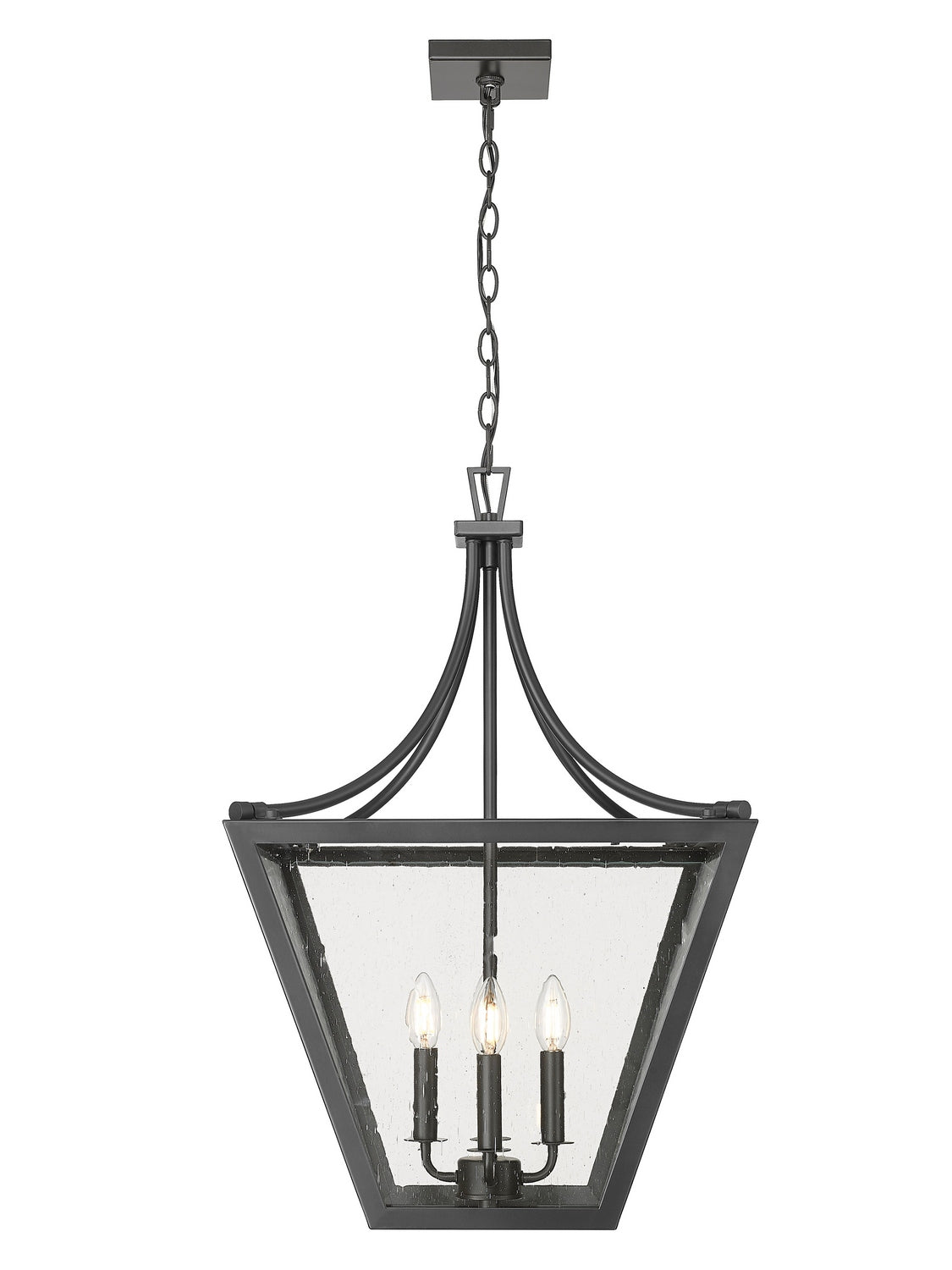 Z-Lite - 1961-4C-IO - Four Light Chandelier - Montalcino - Iron Ore
