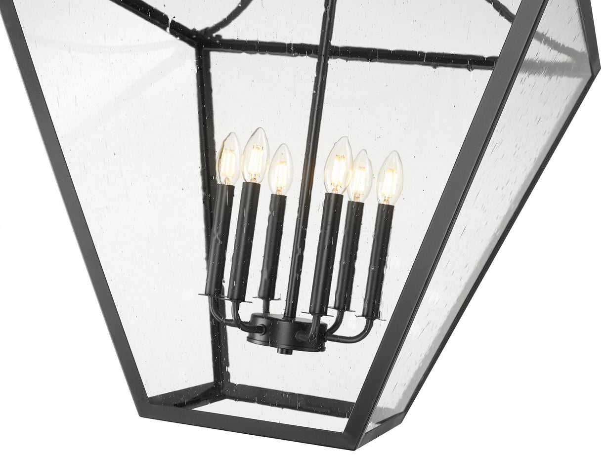 Z-Lite - 1961-6IO - Six Light Chandelier - Montalcino - Iron Ore
