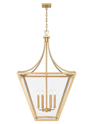 Z-Lite - 1961-6RB - Six Light Chandelier - Montalcino - Rubbed Brass