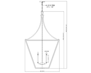Z-Lite - 1961-8RB - Eight Light Chandelier - Montalcino - Rubbed Brass