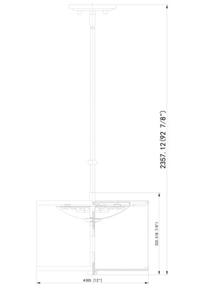 Z-Lite - 1962P12-BN-LED - LED Pendant - Linden - Brushed Nickel