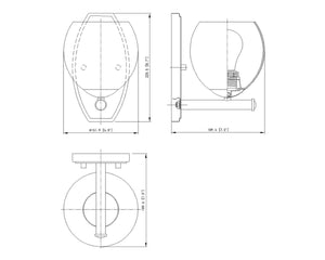 Z-Lite - 1963-1S-MGLD - One Light Wall Sconce - Colette - Modern Gold