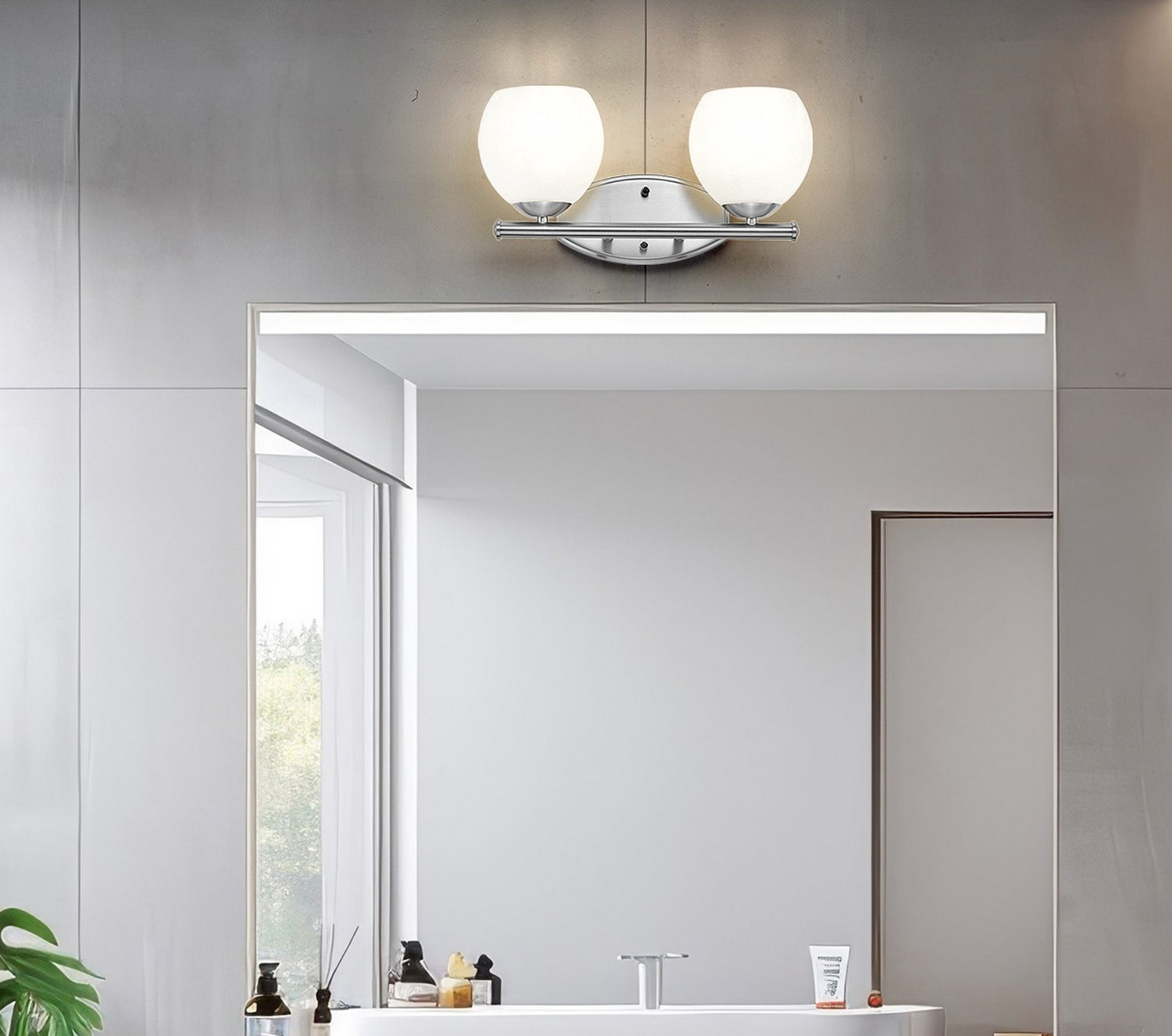 Z-Lite - 1963-2V-BN - Two Light Vanity - Colette - Brushed Nickel