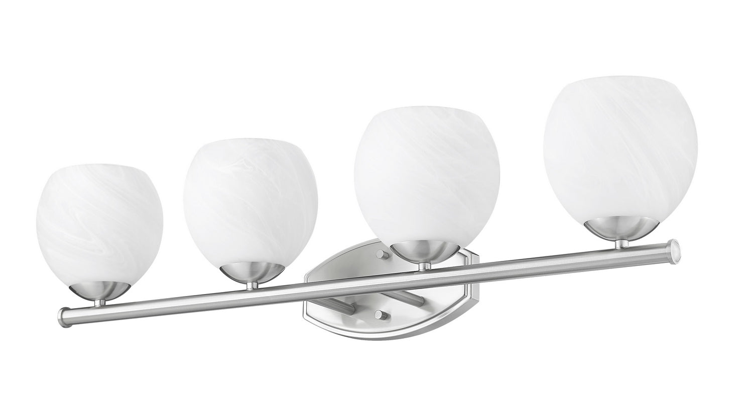 Z-Lite - 1963-4V-BN - Four Light Vanity - Colette - Brushed Nickel