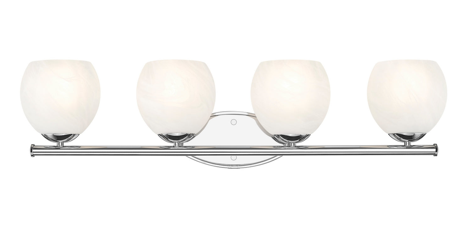 Z-Lite - 1963-4V-CH - Four Light Vanity - Colette - Chrome