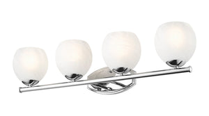 Z-Lite - 1963-4V-CH - Four Light Vanity - Colette - Chrome