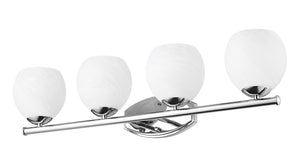 Z-Lite - 1963-4V-CH - Four Light Vanity - Colette - Chrome