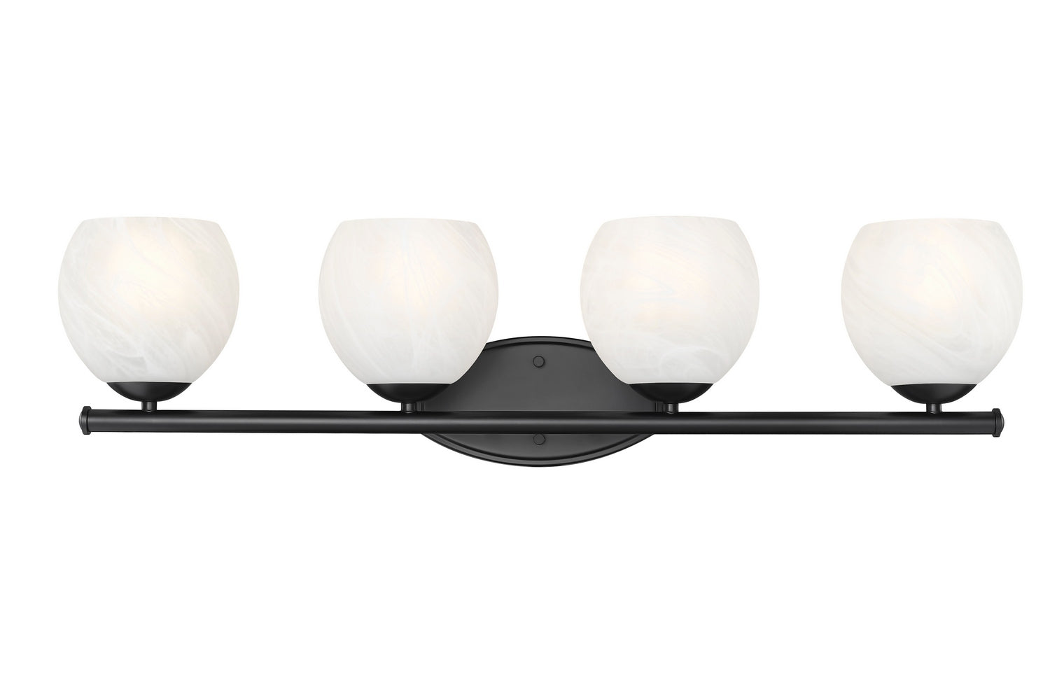 Z-Lite - 1963-4V-MB - Four Light Vanity - Colette - Matte Black