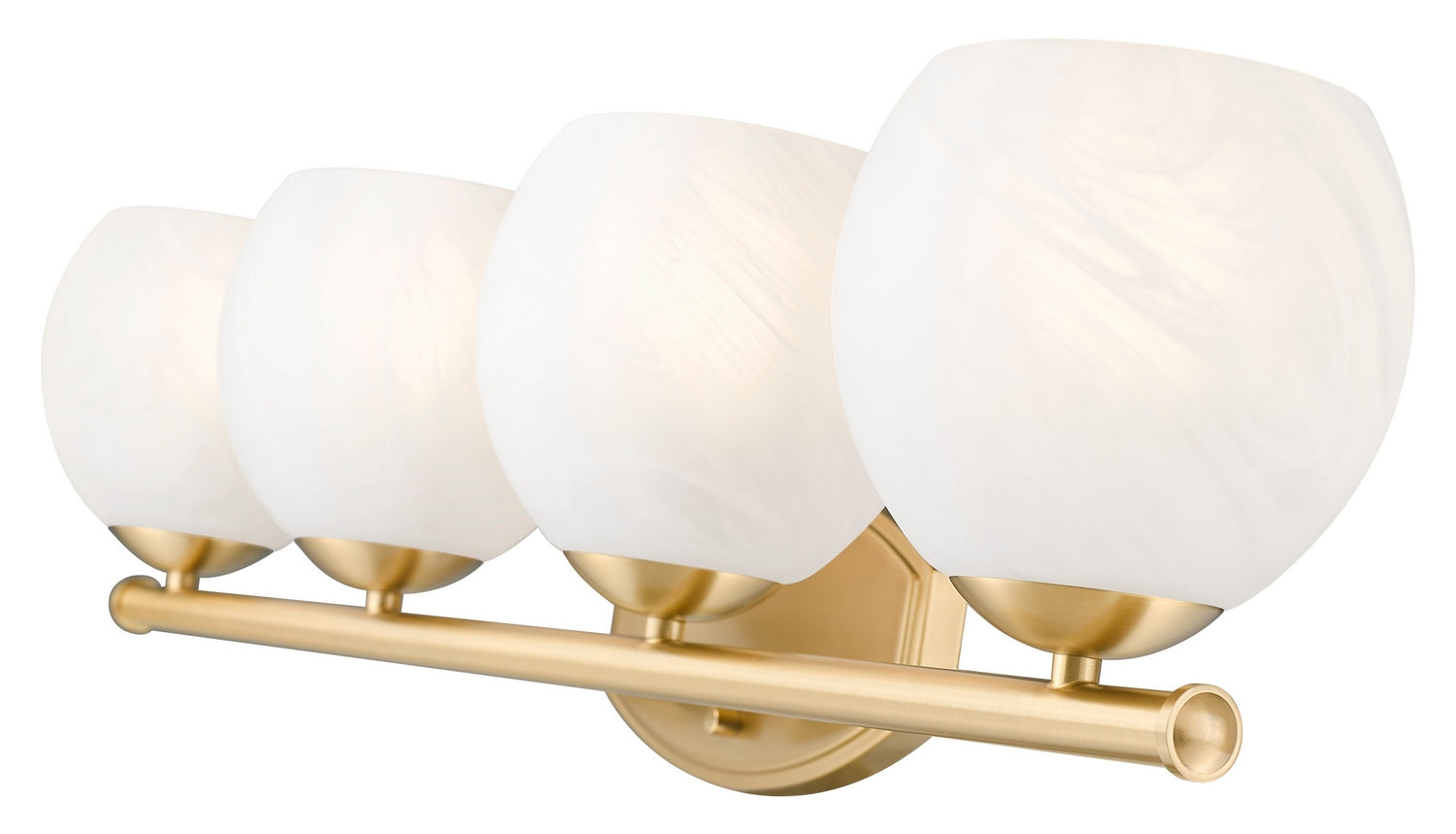 Z-Lite - 1963-4V-MGLD - Four Light Vanity - Colette - Modern Gold