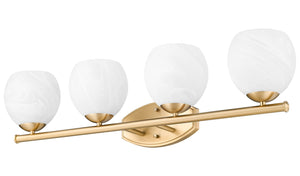 Z-Lite - 1963-4V-MGLD - Four Light Vanity - Colette - Modern Gold