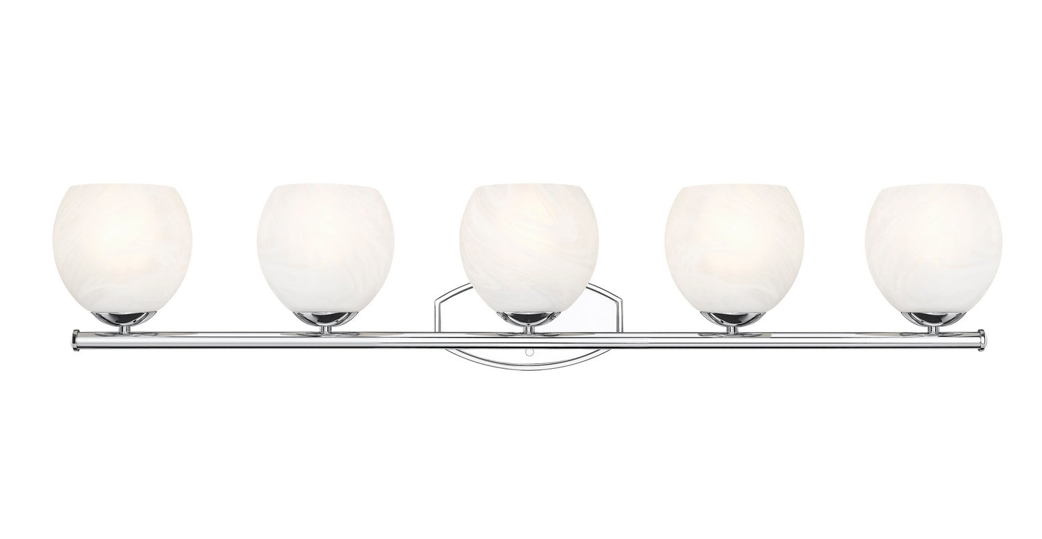 Z-Lite - 1963-5V-CH - Five Light Vanity - Colette - Chrome