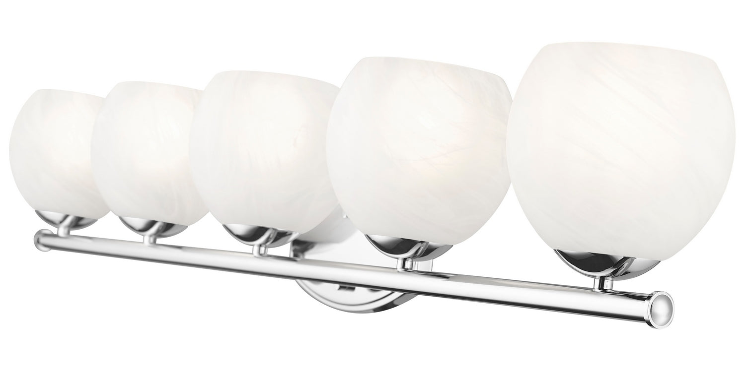 Z-Lite - 1963-5V-CH - Five Light Vanity - Colette - Chrome