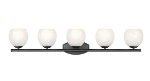 Z-Lite - 1963-5V-MB - Five Light Vanity - Colette - Matte Black