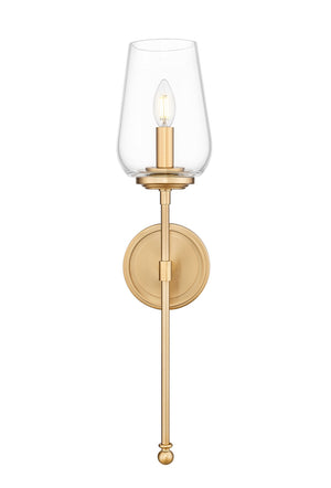 Z-Lite - 2012-1S-MGLD - One Light Wall Sconce - Dominique - Modern Gold
