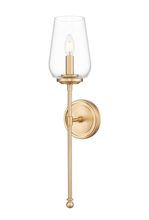 Z-Lite - 2012-1S-MGLD - One Light Wall Sconce - Dominique - Modern Gold