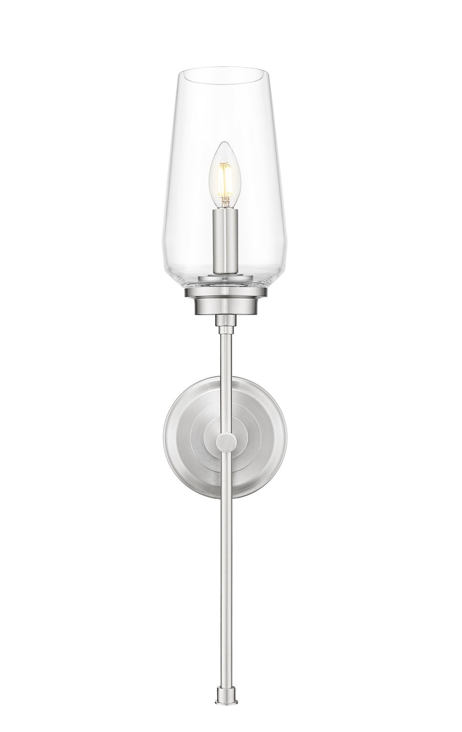 Z-Lite - 2013-1S-BN - One Light Wall Sconce - Clara - Brushed Nickel