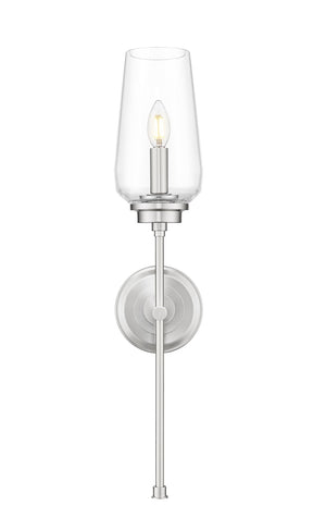 Z-Lite - 2013-1S-BN - One Light Wall Sconce - Clara - Brushed Nickel