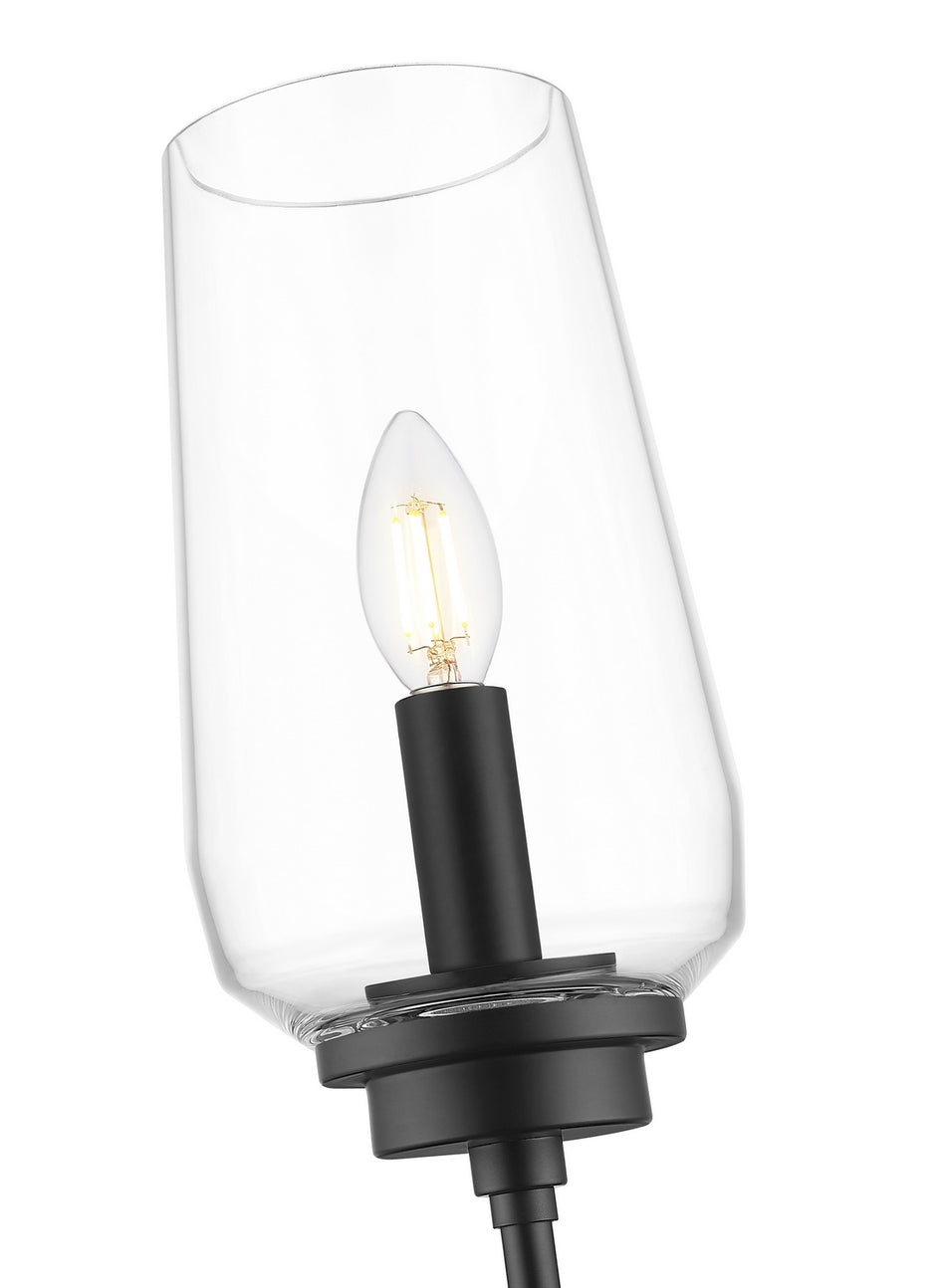 Z-Lite - 2013-1S-MB - One Light Wall Sconce - Clara - Matte Black