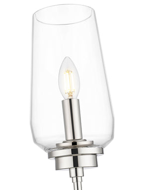 Z-Lite - 2013-1S-PN - One Light Wall Sconce - Clara - Polished Nickel