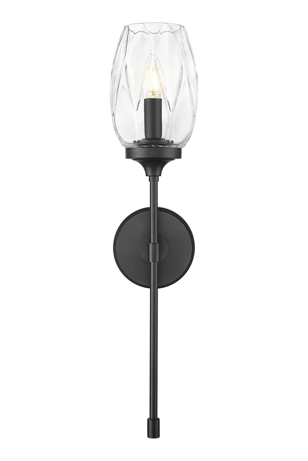 Z-Lite - 2014-1S-MB - One Light Wall Sconce - Cassian - Matte Black