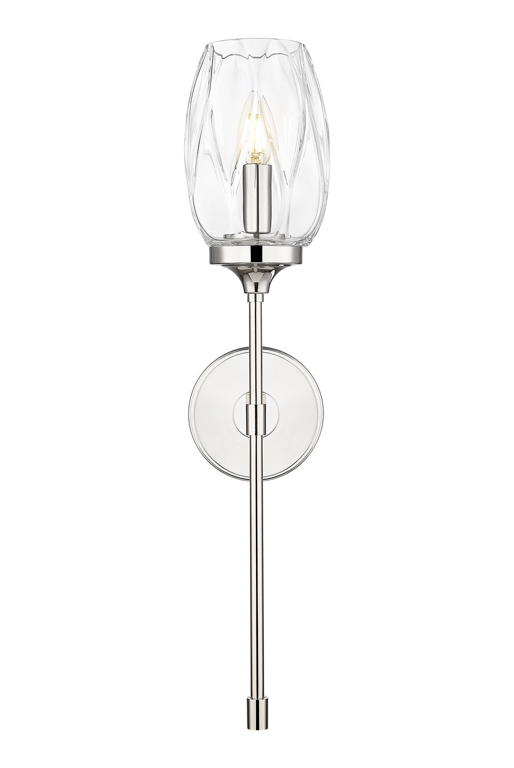 Z-Lite - 2014-1S-PN - One Light Wall Sconce - Cassian - Polished Nickel