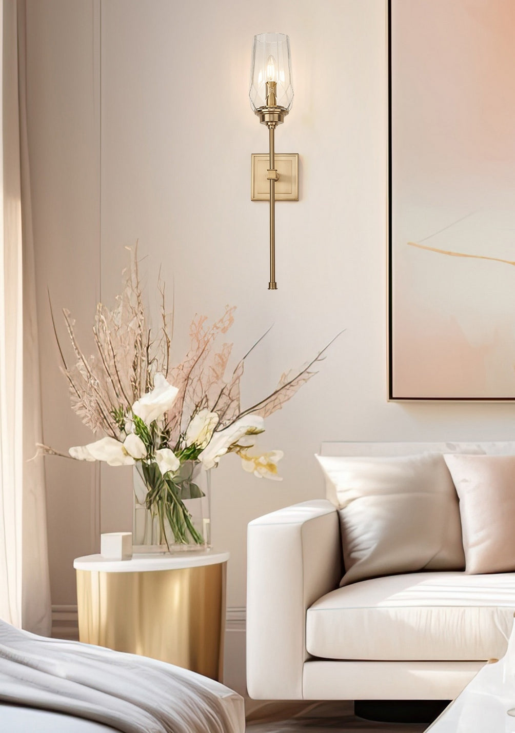 Z-Lite - 2015-1S-MGLD - One Light Wall Sconce - Cosmo - Modern Gold