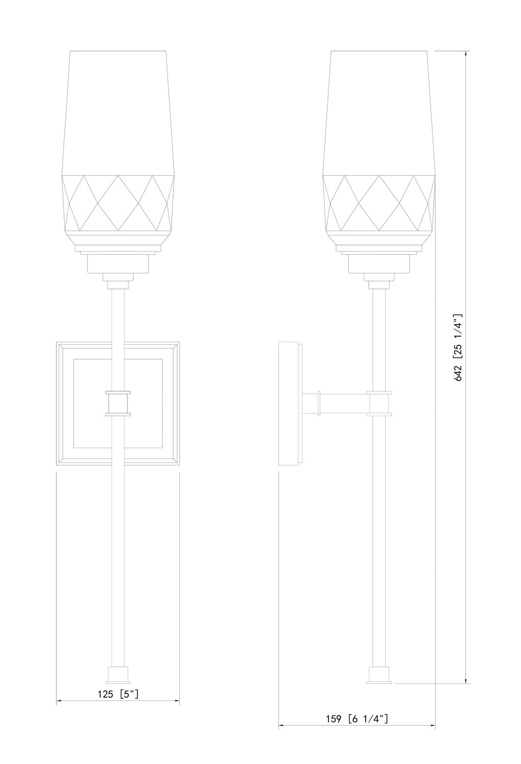 Z-Lite - 2015-1S-PN - One Light Wall Sconce - Cosmo - Polished Nickel