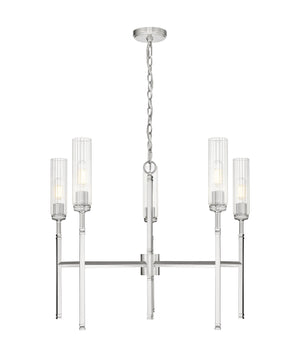 Z-Lite - 3047-5BN - Five Light Chandelier - Esme - Brushed Nickel