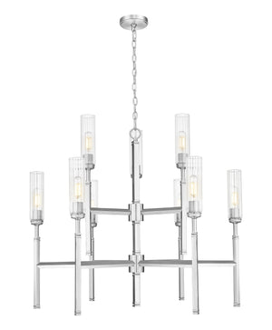 Z-Lite - 3047-9BN - Nine Light Chandelier - Esme - Brushed Nickel
