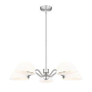 Z-Lite - 3048-5BN - Five Light Chandelier - Breton - Brushed Nickel
