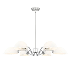 Z-Lite - 3048-6BN - Six Light Chandelier - Breton - Brushed Nickel