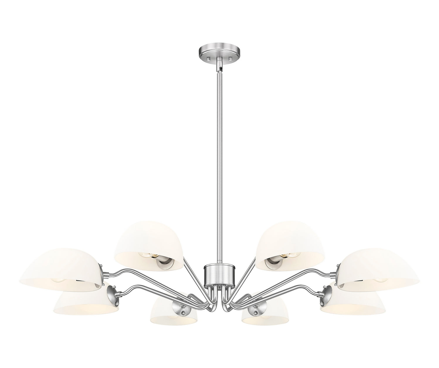 Z-Lite - 3048-8BN - Eight Light Chandelier - Breton - Brushed Nickel