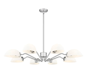 Z-Lite - 3048-8BN - Eight Light Chandelier - Breton - Brushed Nickel