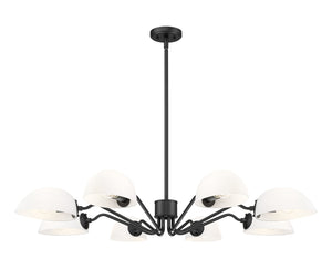 Z-Lite - 3048-8MB - Eight Light Chandelier - Breton - Matte Black