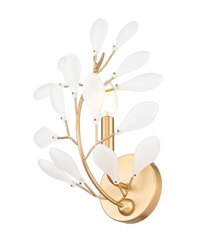 Z-Lite - 353-1S-MGLD - One Light Wall Sconce - Claudine - Modern Gold
