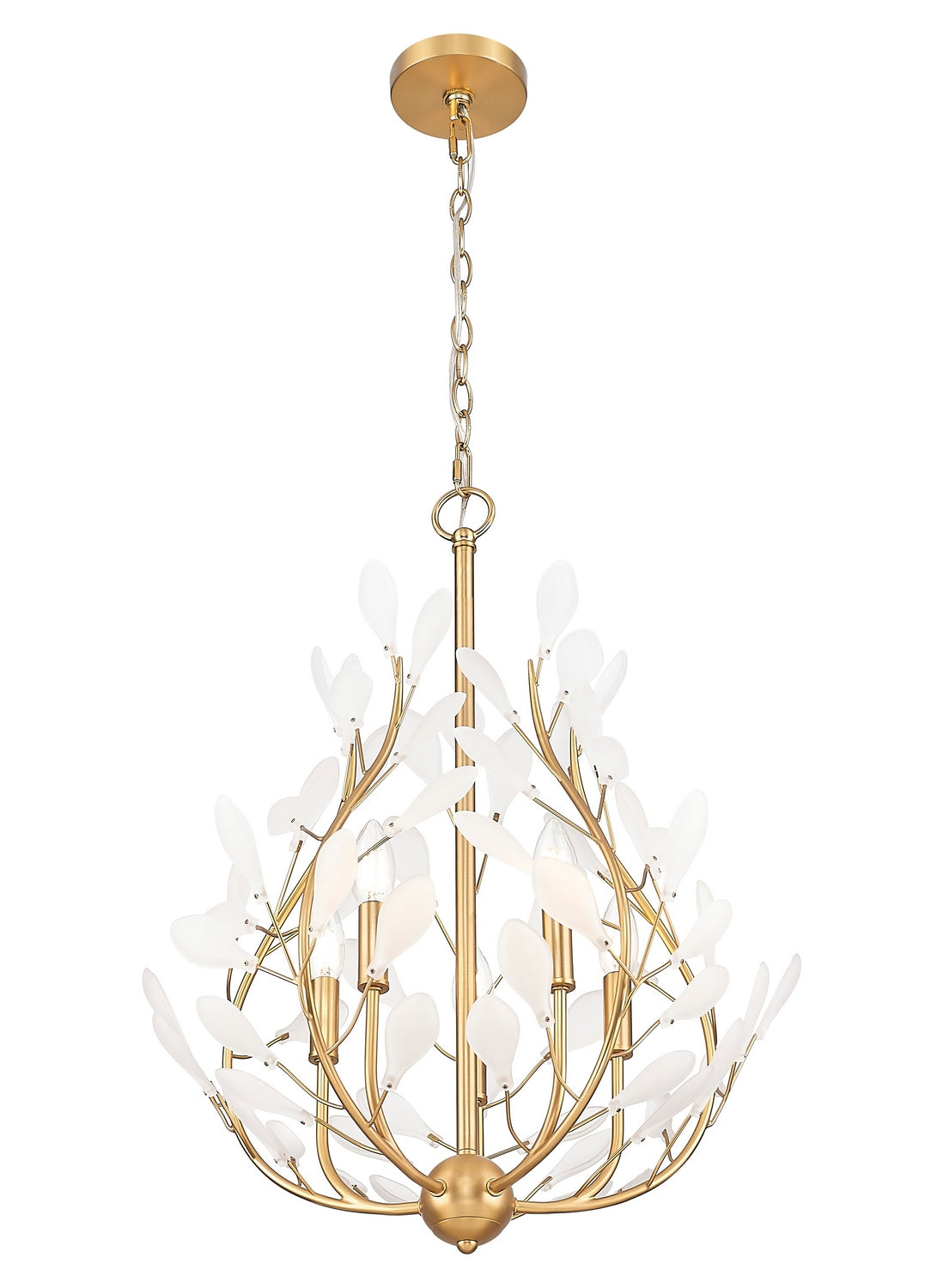 Z-Lite - 353-24MGLD - Five Light Chandelier - Claudine - Modern Gold