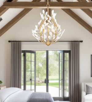 Z-Lite - 353-24MGLD - Five Light Chandelier - Claudine - Modern Gold