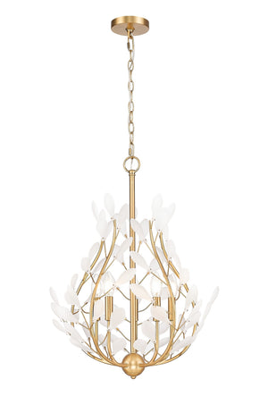 Z-Lite - 353-24MGLD - Five Light Chandelier - Claudine - Modern Gold