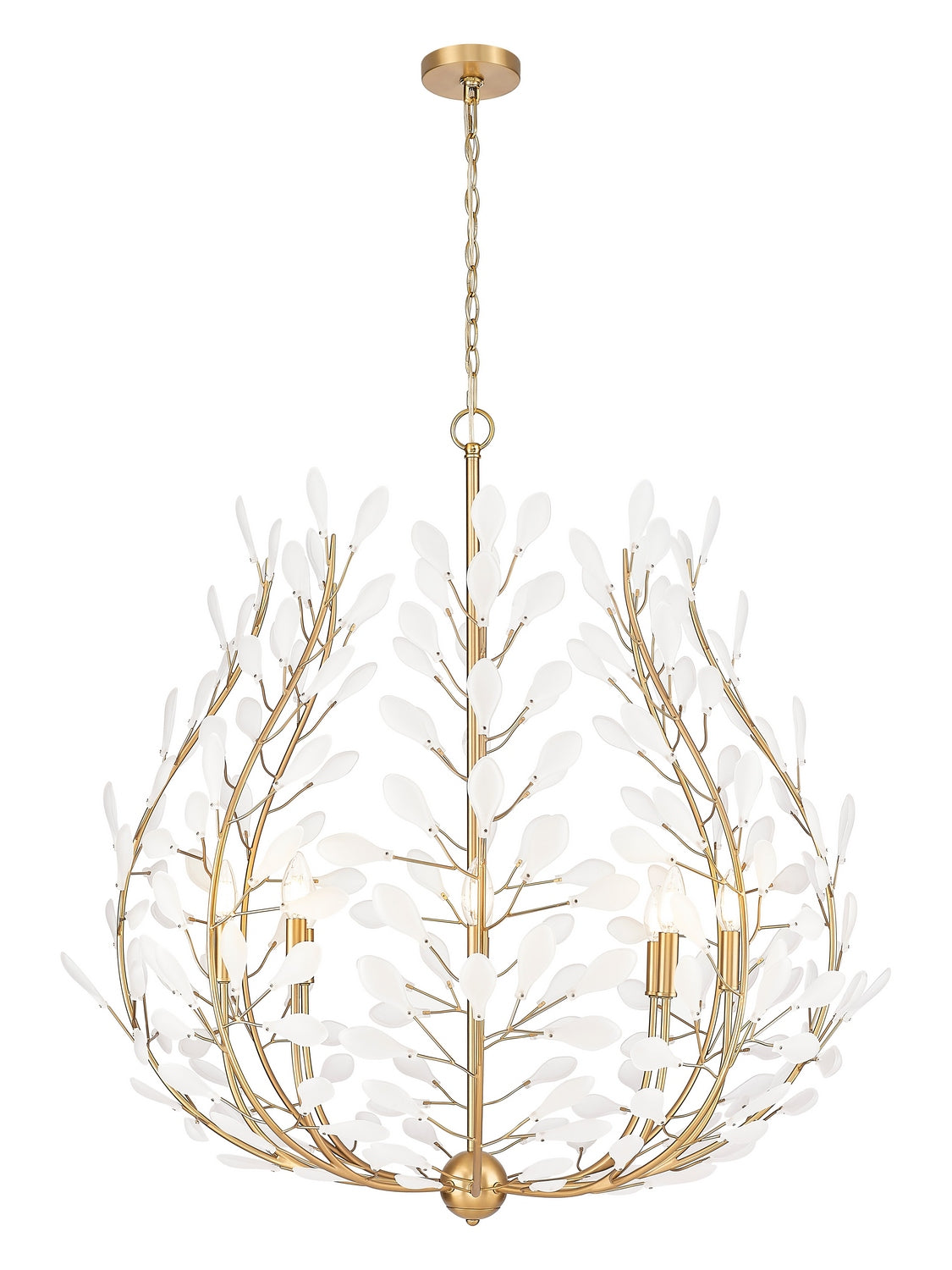 Z-Lite - 353-38MGLD - Eight Light Chandelier - Claudine - Modern Gold