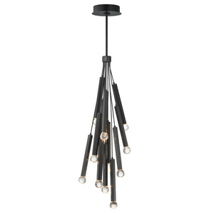 ET2 - E23347-122BK - LED Pendant - Allumettes - Black