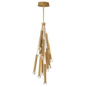 ET2 - E23347-122GLD - LED Pendant - Allumettes - Gold