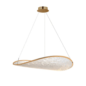 ET2 - E24971-BCN - LED Pendant - Moonscapes - Brushed Champagne