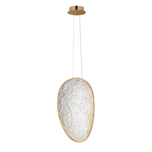 ET2 - E24972-BCN - LED Pendant - Moonscapes - Brushed Champagne