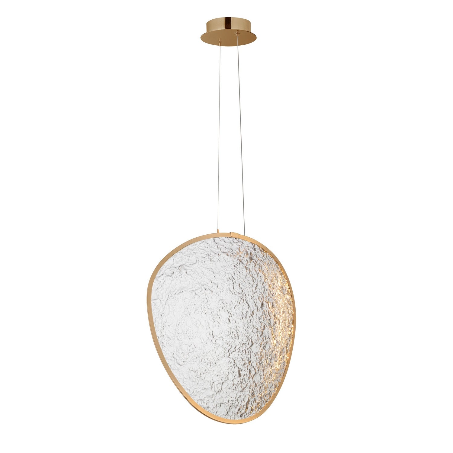 ET2 - E24973-BCN - LED Pendant - Moonscapes - Brushed Champagne