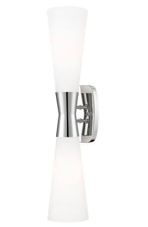 Z-Lite - 4504-2SL-PN - Two Light Wall Sconce - Emrys - Polished Nickel
