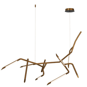 ET2 - E25414-WBR - LED Pendant - Scion - Weathered Brass