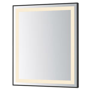 ET2 - E42093-BK - LED Mirror - Framed - Black
