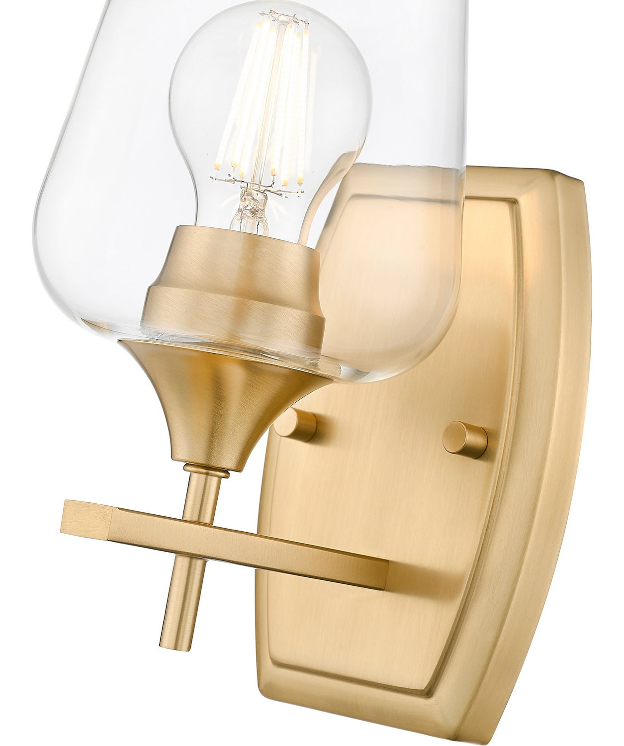 Z-Lite - 473-1S-BBR - One Light Wall Sconce - Joliet - Burnished Brass